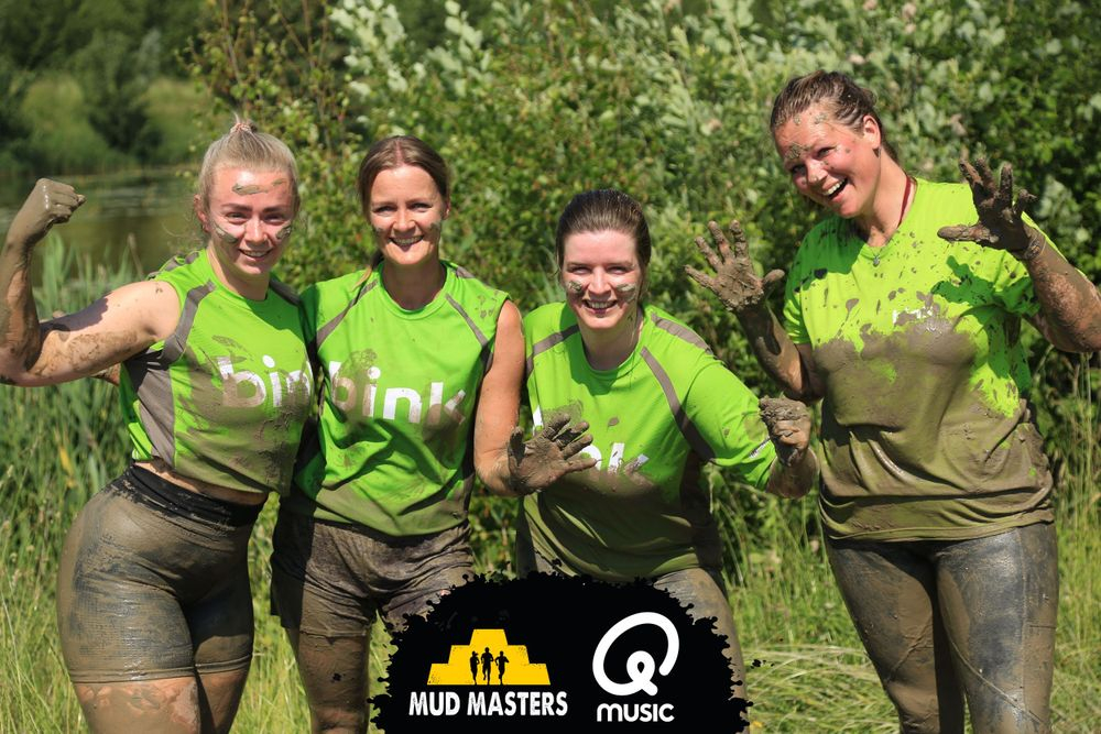 Sportieve collega’s doen mee aan Mud Masters