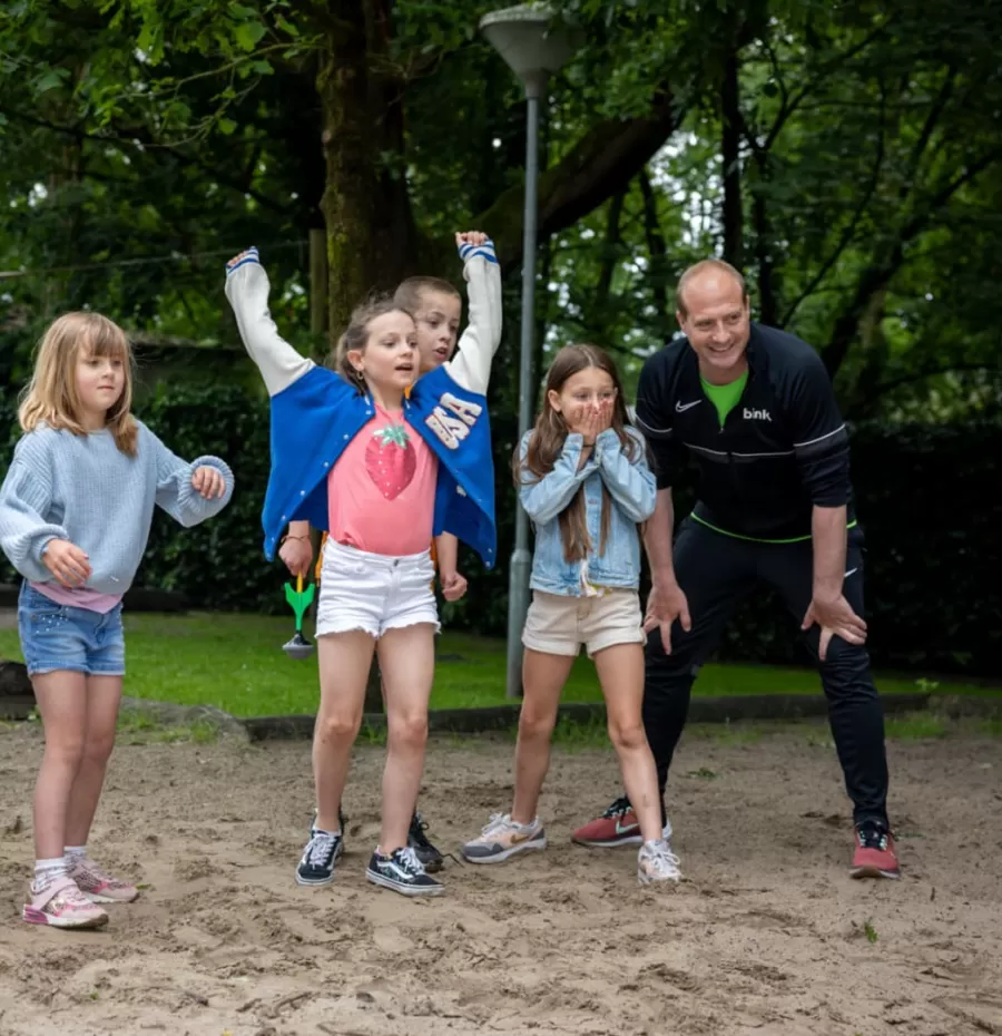 Buurtsportcoach in actie