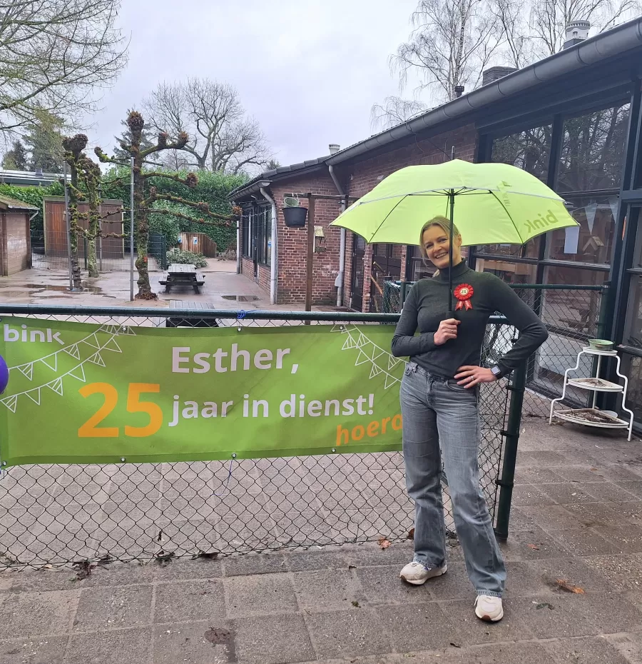 Esther 25 jaar in dienst