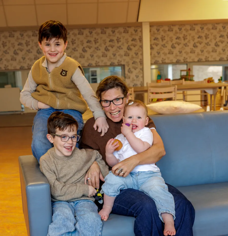Iris en kleinkinderen