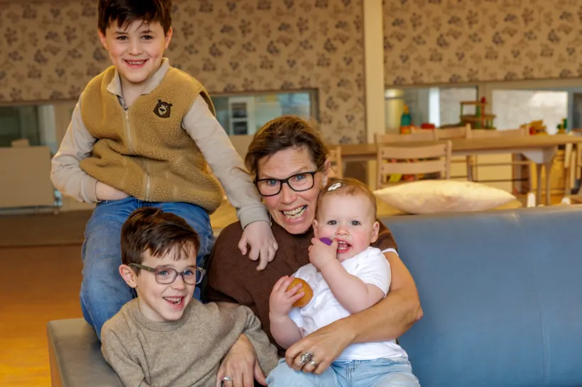 Iris en kleinkinderen